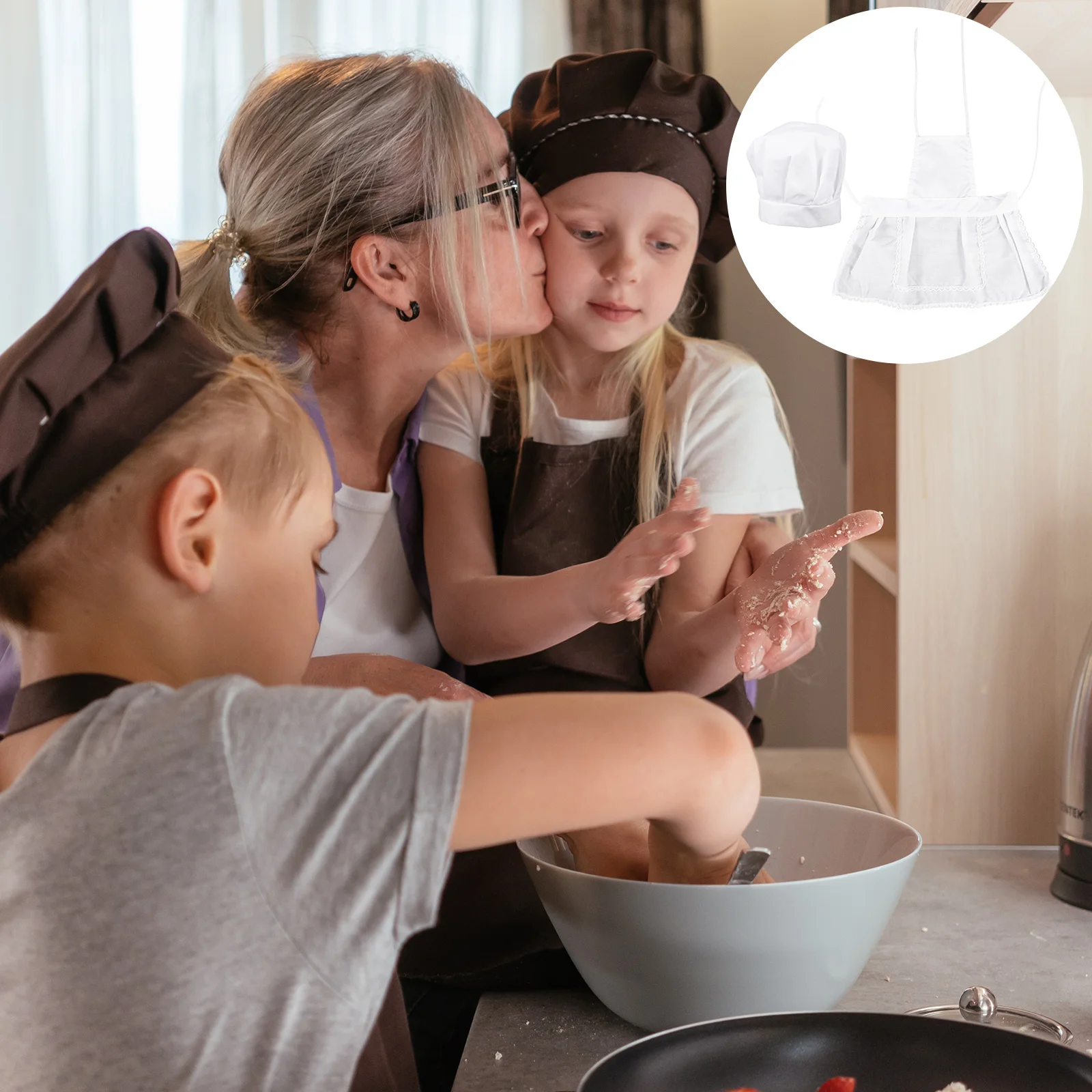 Шляпа шеф-повара для девочек