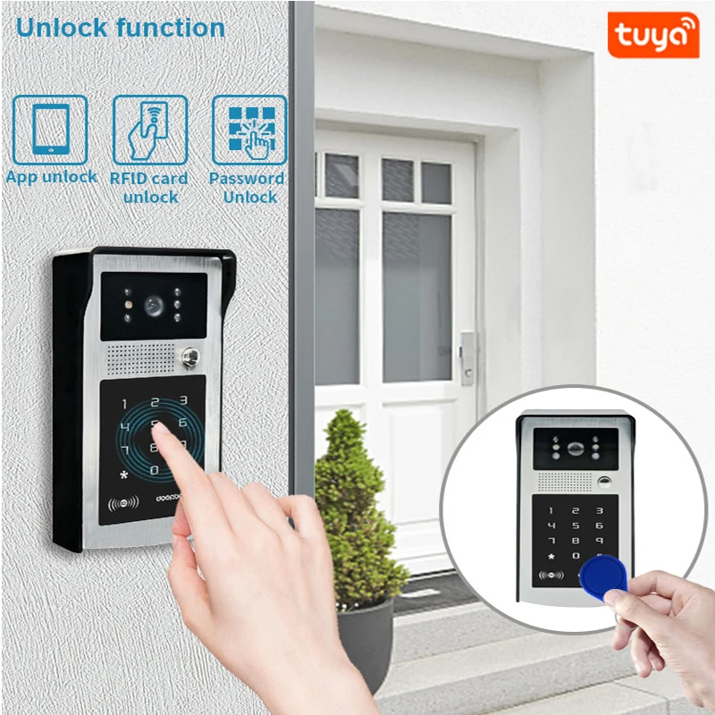 Wi-fi tuya rfid видеокамера дверной - Фотография_2