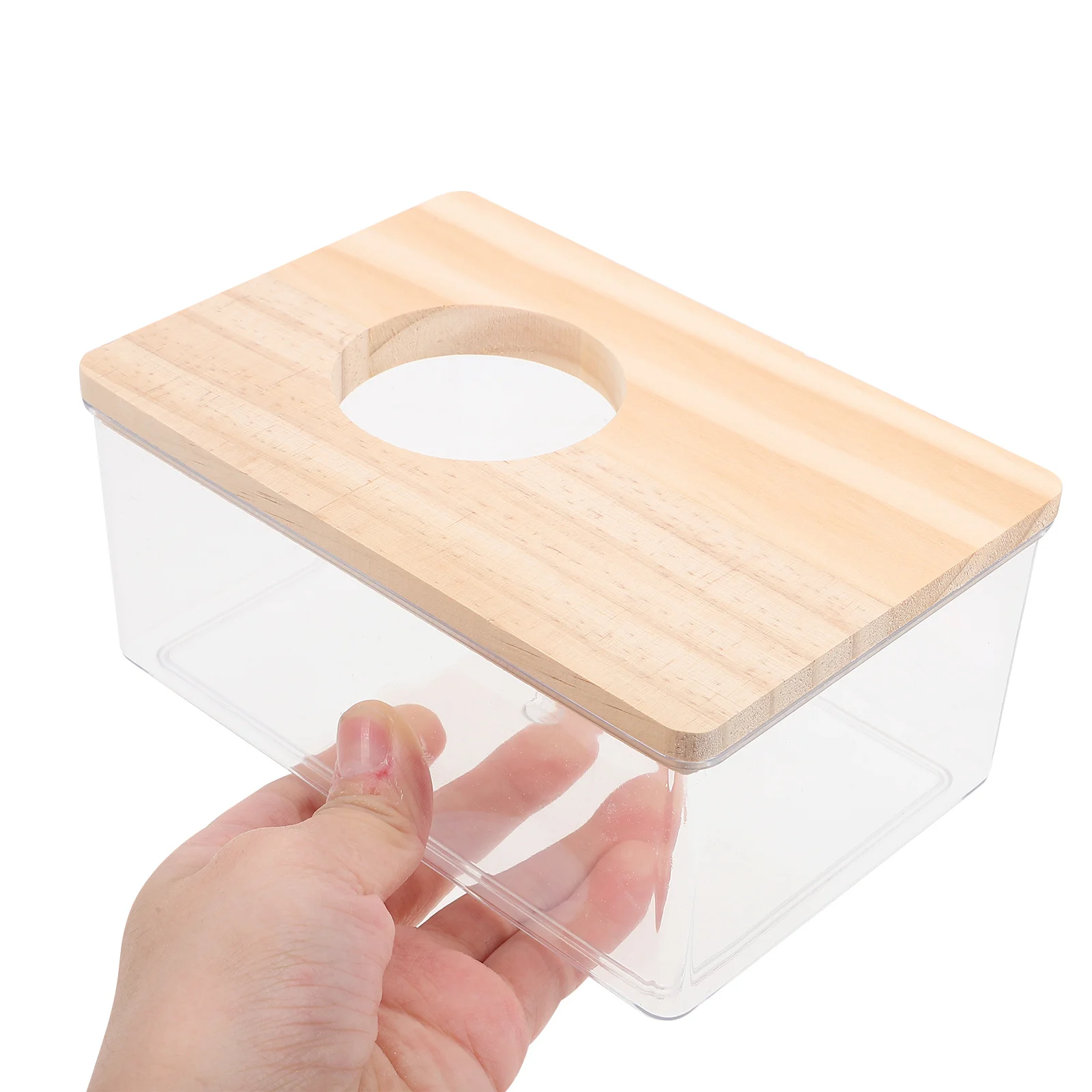 Песчаная ванна для хомяка с деревянной крышкой