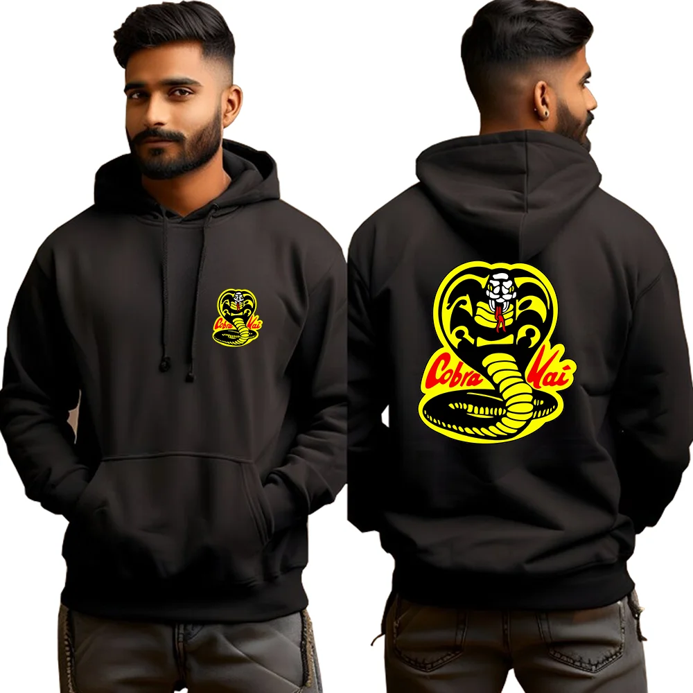 Новая мужская толстовка с принтом cobra kai
