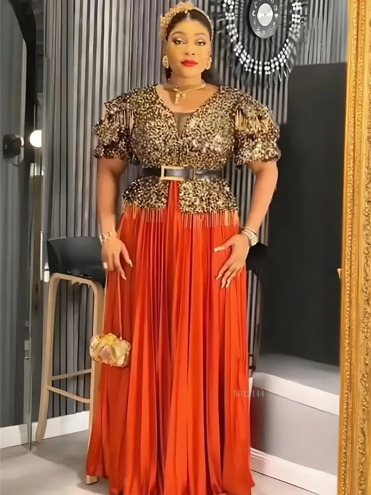 Африканские вечерние платья больших размеров для женщин - Фотография_2