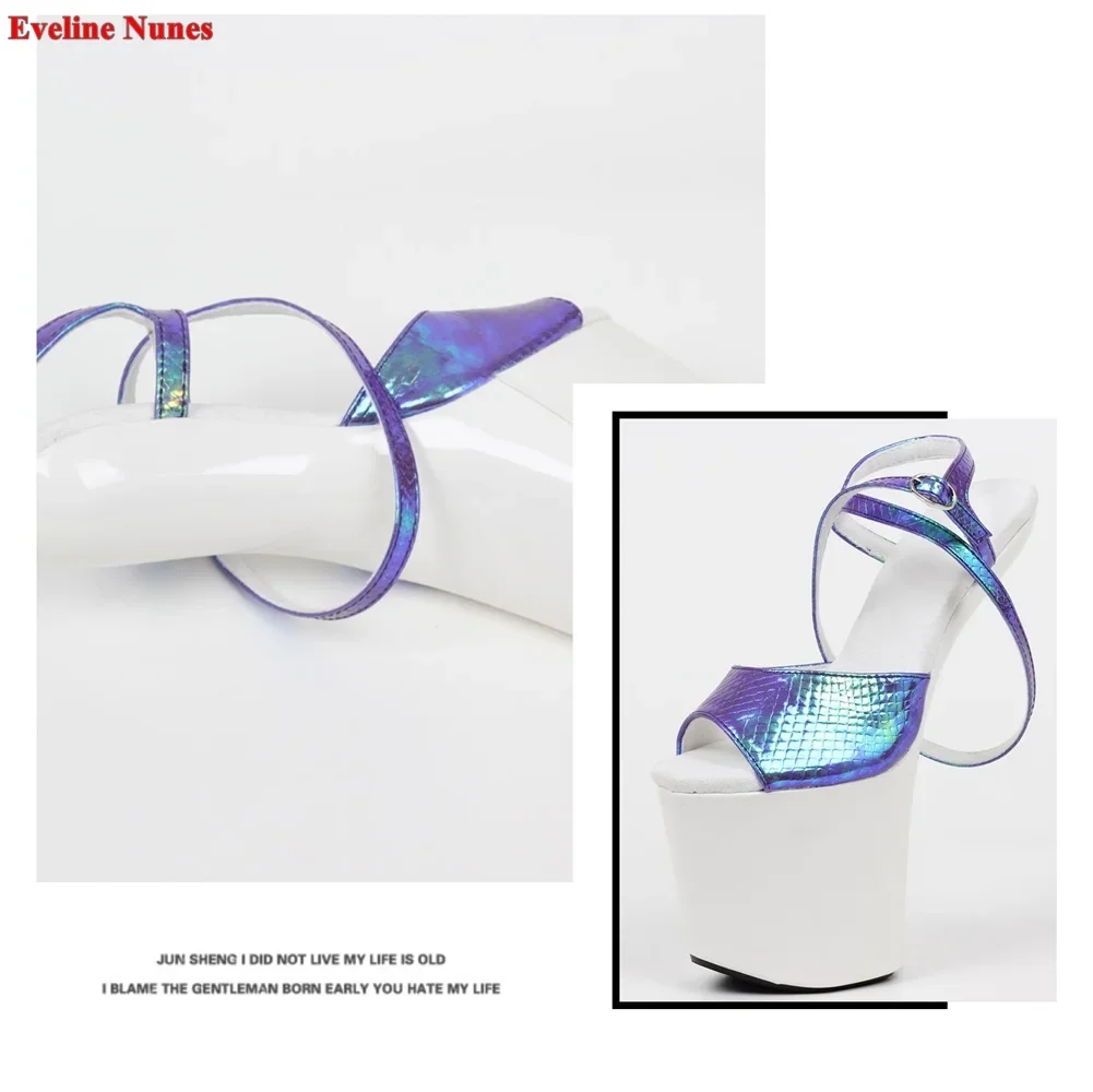 Красочные босоножки без каблука - Фотография_6