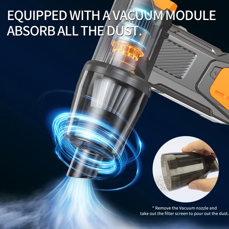 Турбовентилятор 130000 об/мин со светодиодной подсветкой для кемпинга - Фотография_3