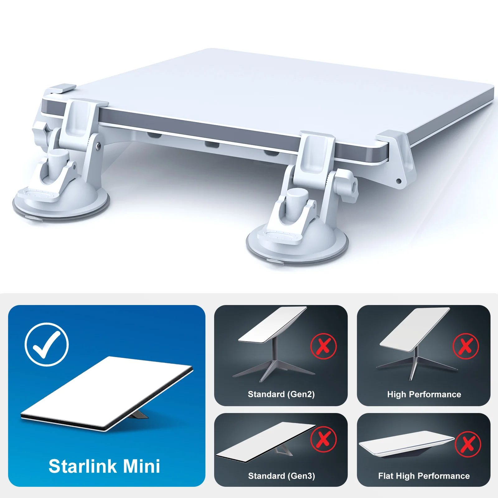 Для starlink mini mount присоска - Фотография_2