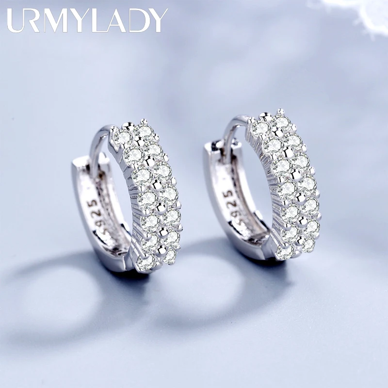 Urmylady серьги-иглы из стерлингового серебра 925 пробы