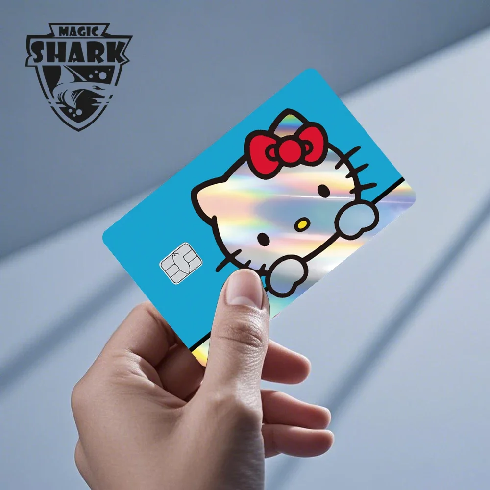 Лидер продаж, голографическая лазерная блестящая пленка hello kitty kuromi - Фотография_3
