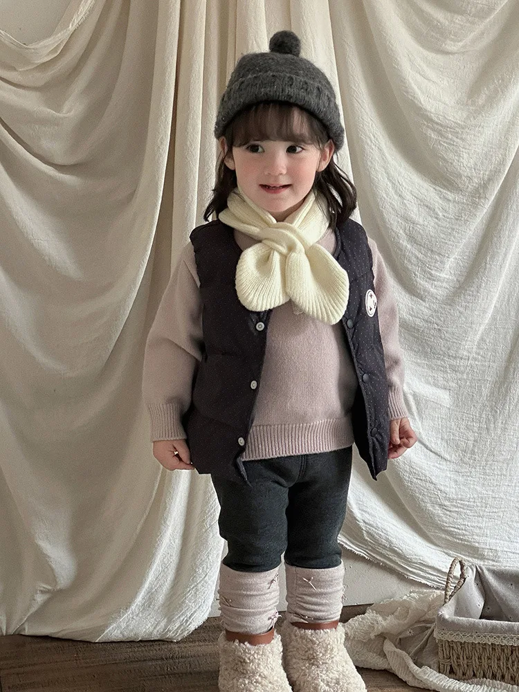 Универсальный пуховый жилет для девочек agirl-like2025 - Фотография_4