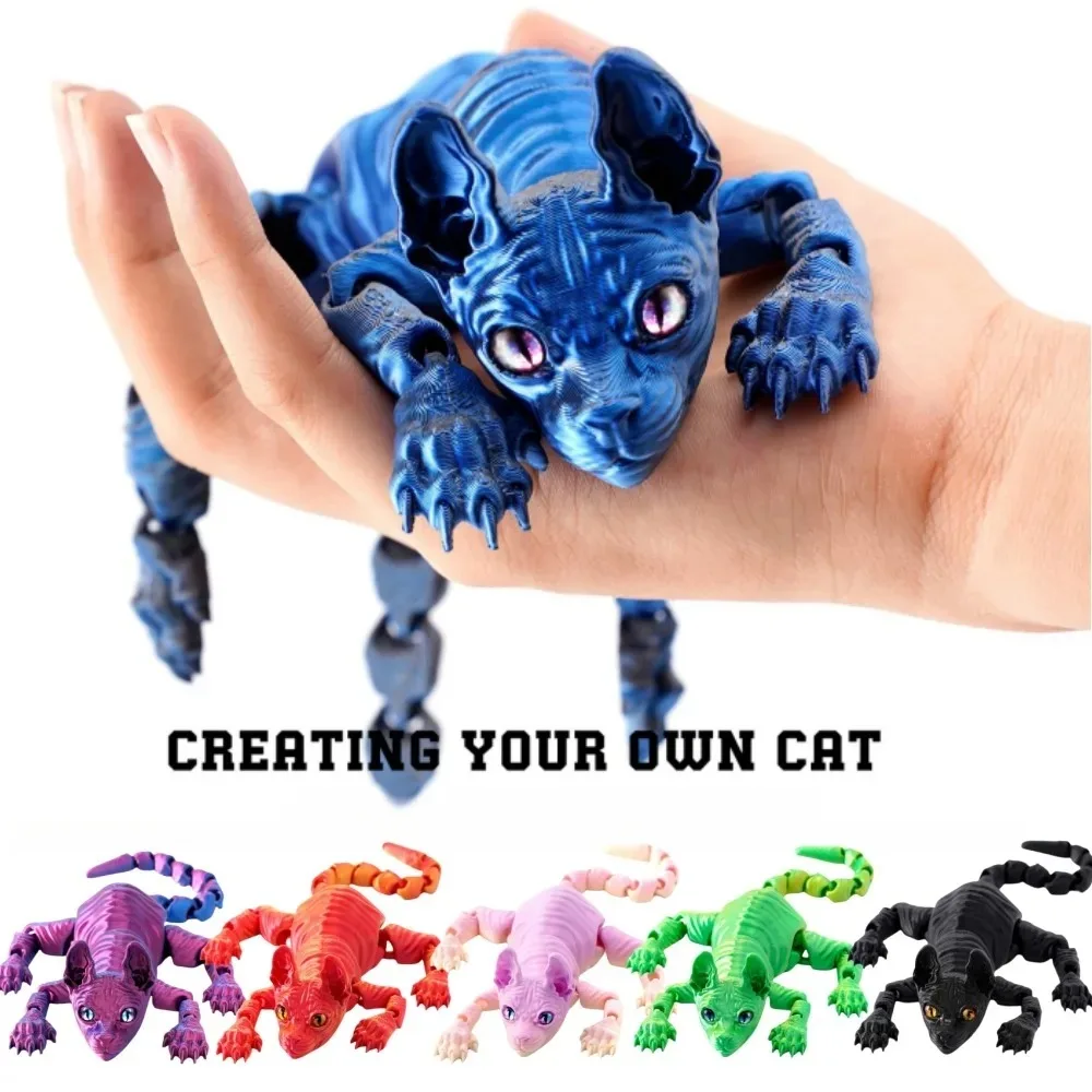 3d печатный сфинкс кошка непоседы - Фотография_2