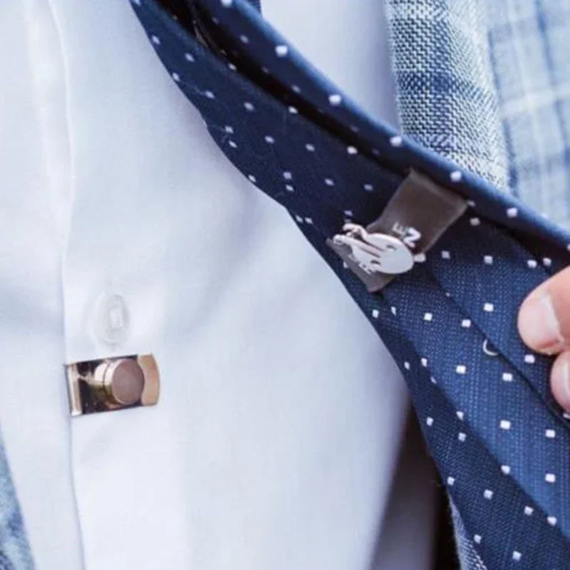Унисекс невидимые зажимы для галстука - Фотография_2