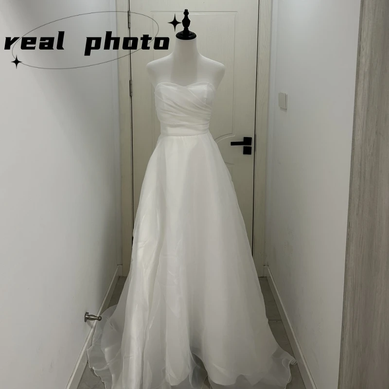 Женское свадебное платье без бретелек - Фотография_6