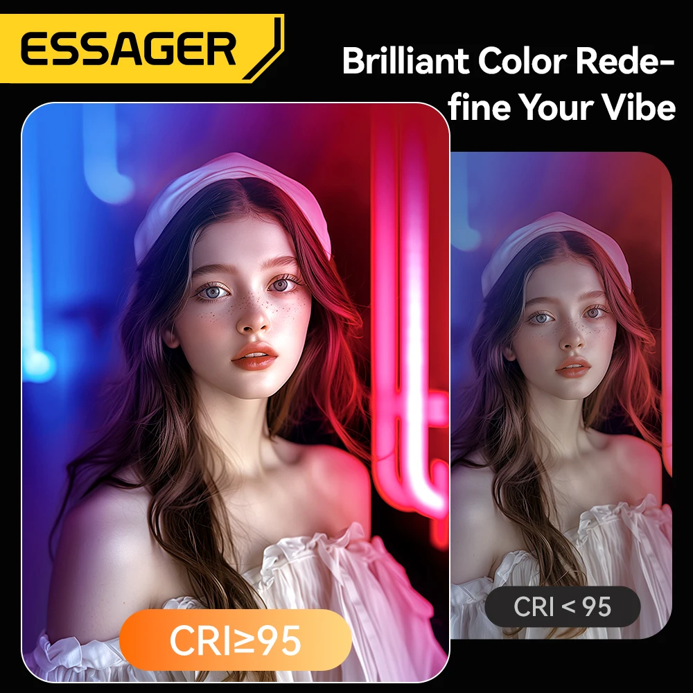 Essager pocket rgb fill light led - Фотография_3