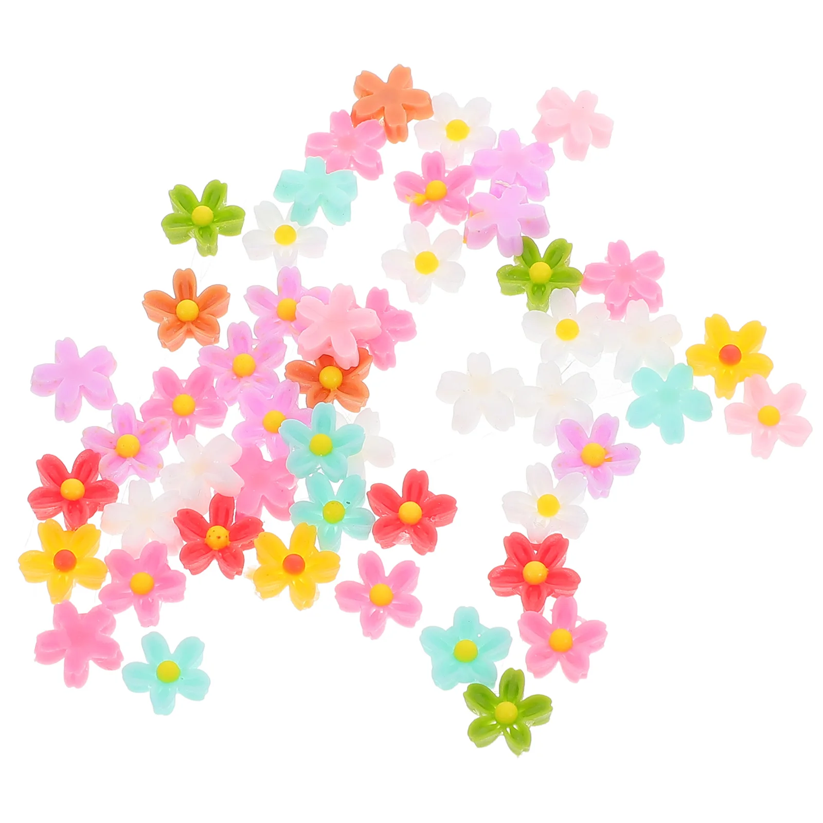 Аксессуары из смолы с пятью лепестками цветов - Фотография_5