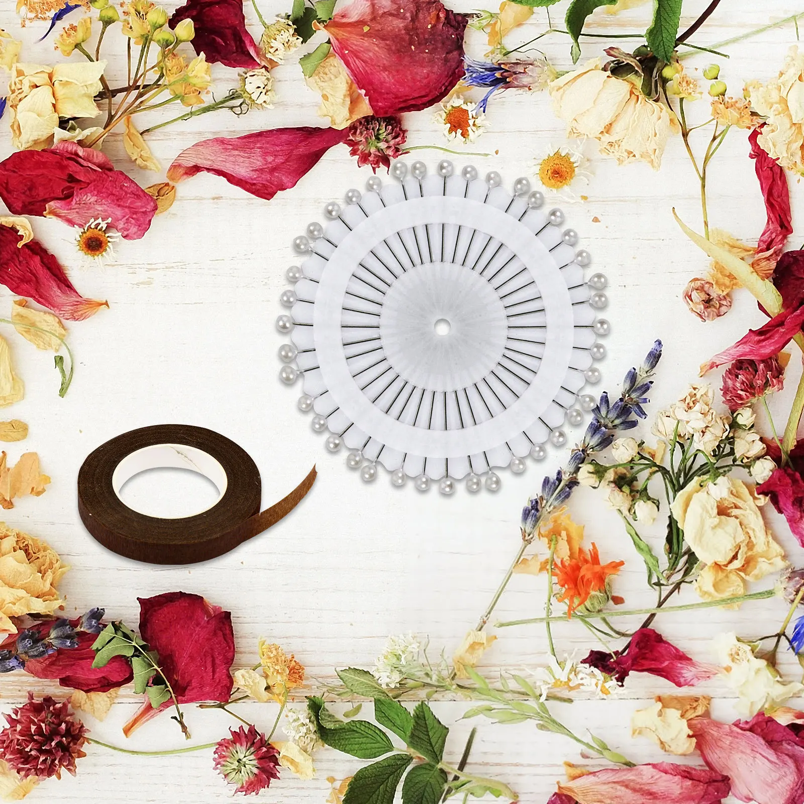 1 комплект инструментов для упаковки цветов с двухсторонней лентой - Фотография_5