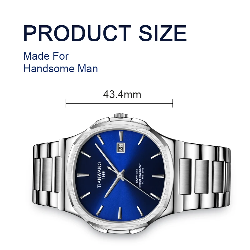 Мужские часы tian wang - Фотография_6