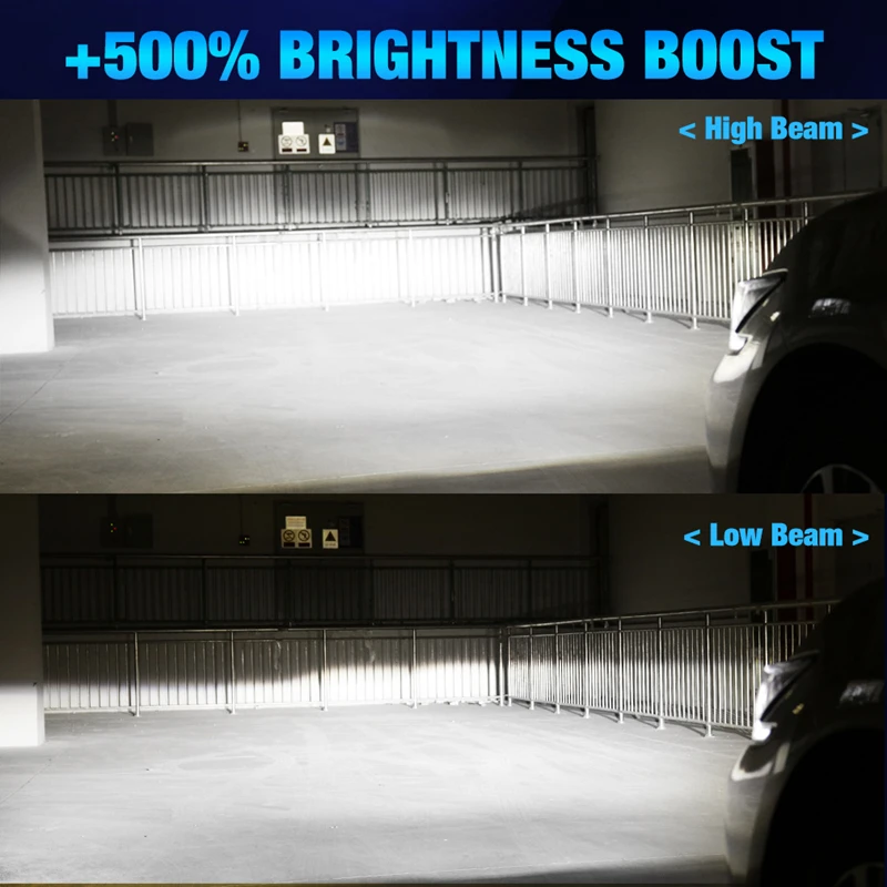 H7 светодиодная фара canbus 30000lm 7035 csp чипы 1 - Фотография_3