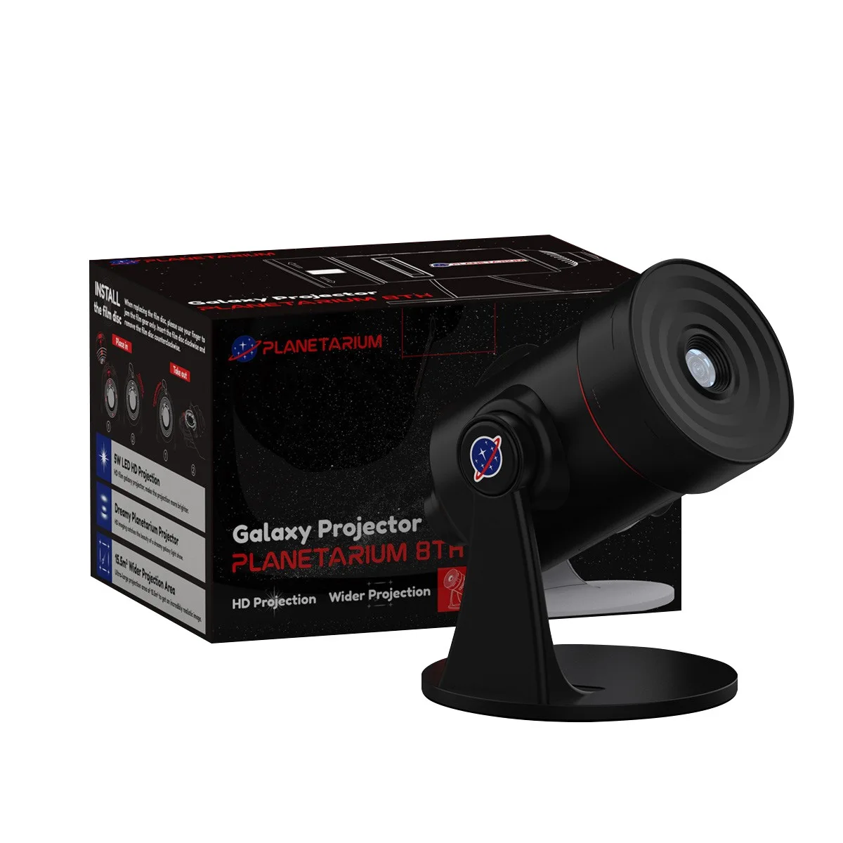 Ночник galaxy, звездный проектор hd - Фотография_5