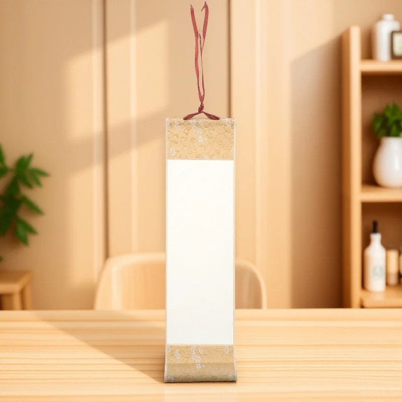 Чистый свиток рисовой бумаги 30x50 см для письма китайской каллиграфии - Фотография_6