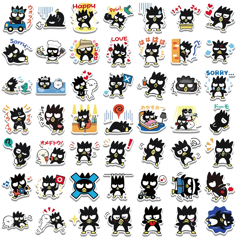 Bad badtz maru мультфильм наклейки - Фотография_5