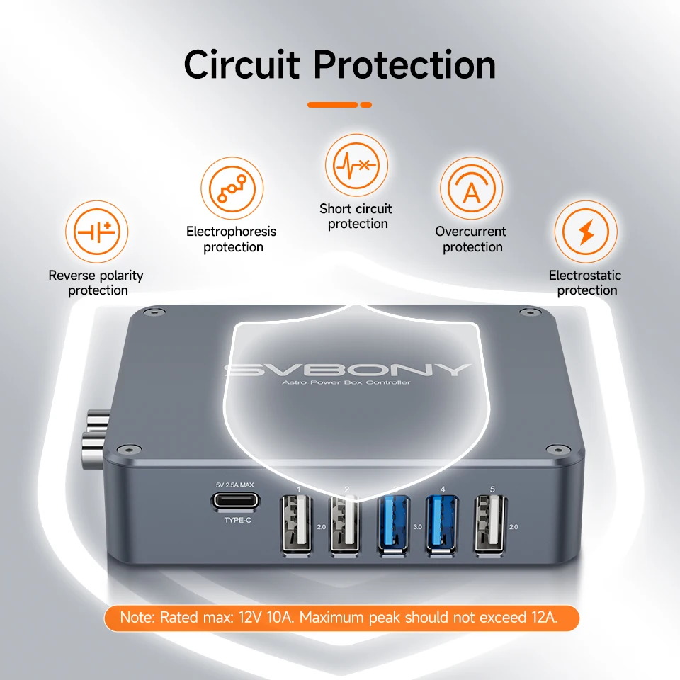 Контроллер мощности svbony sv241 pro astro usb3 - Фотография_6