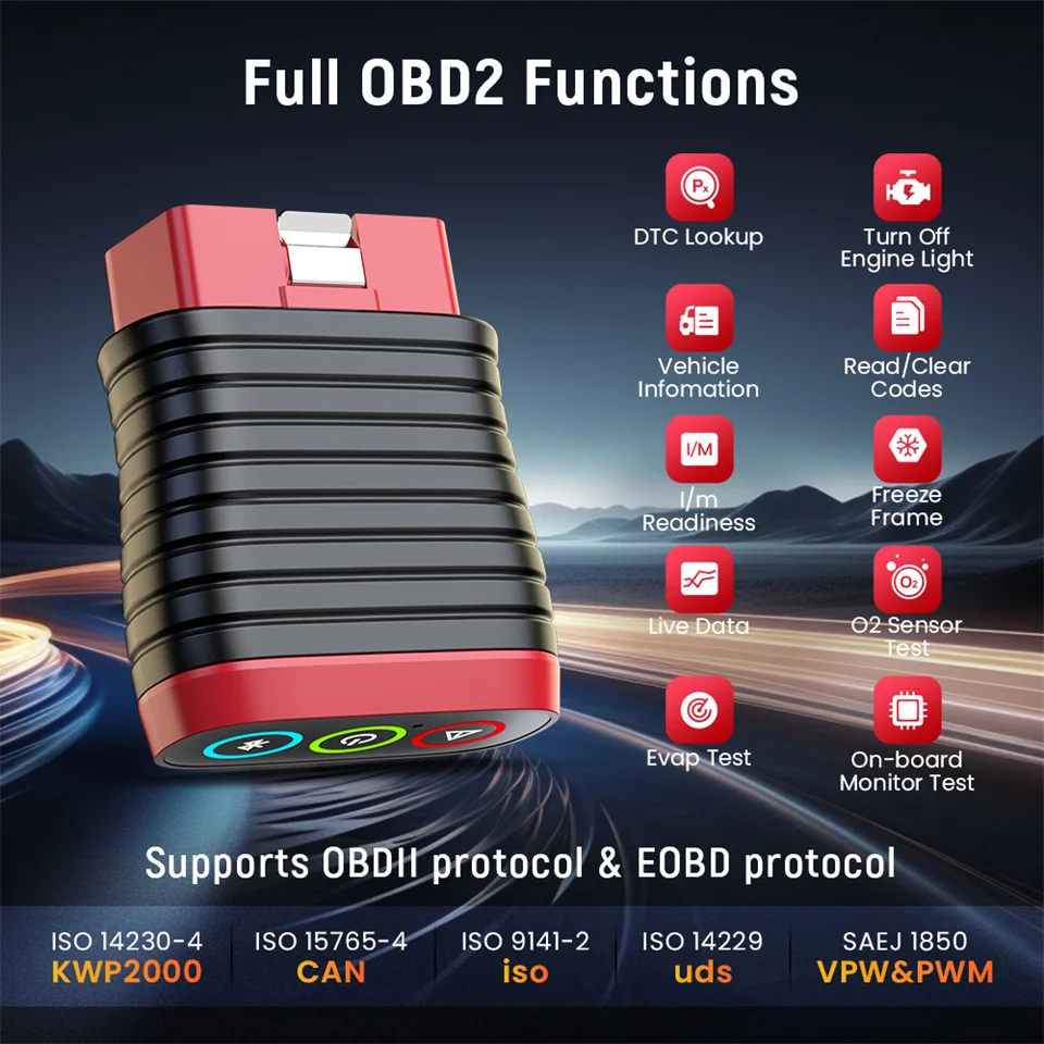 Thinkcar bd6 obd2 сканер полная система диагностический инструмент 5 - Фотография_3