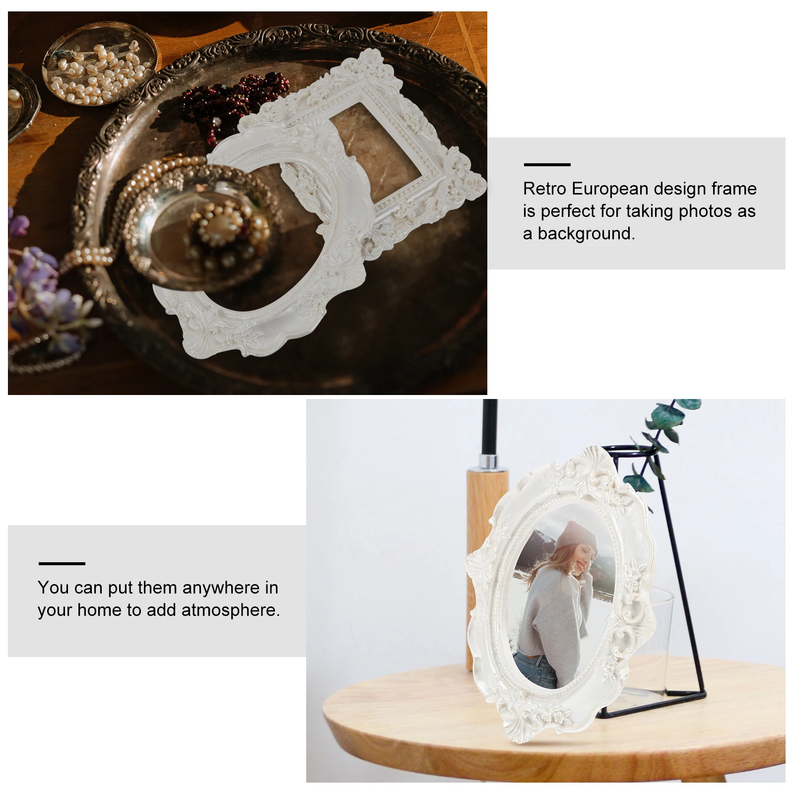 Ретро фоторамка реквизит стильные - Фотография_6