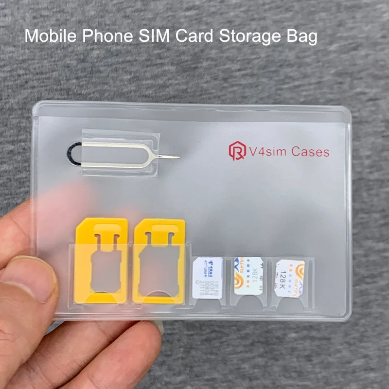Портативная сумка для хранения карт памяти sim micro pin nano
