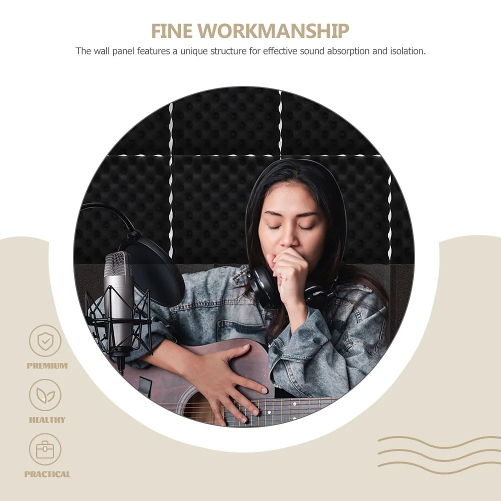 Акустические губчатые панели с шумоподавлением