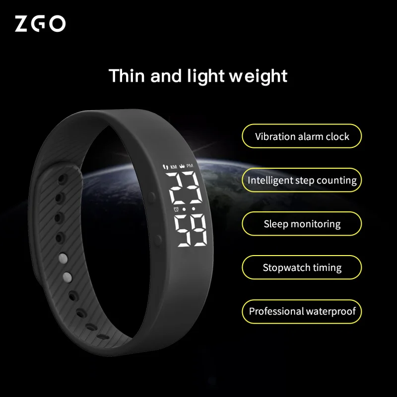 Zgo электронные цифровые часы студенческие - Фотография_2