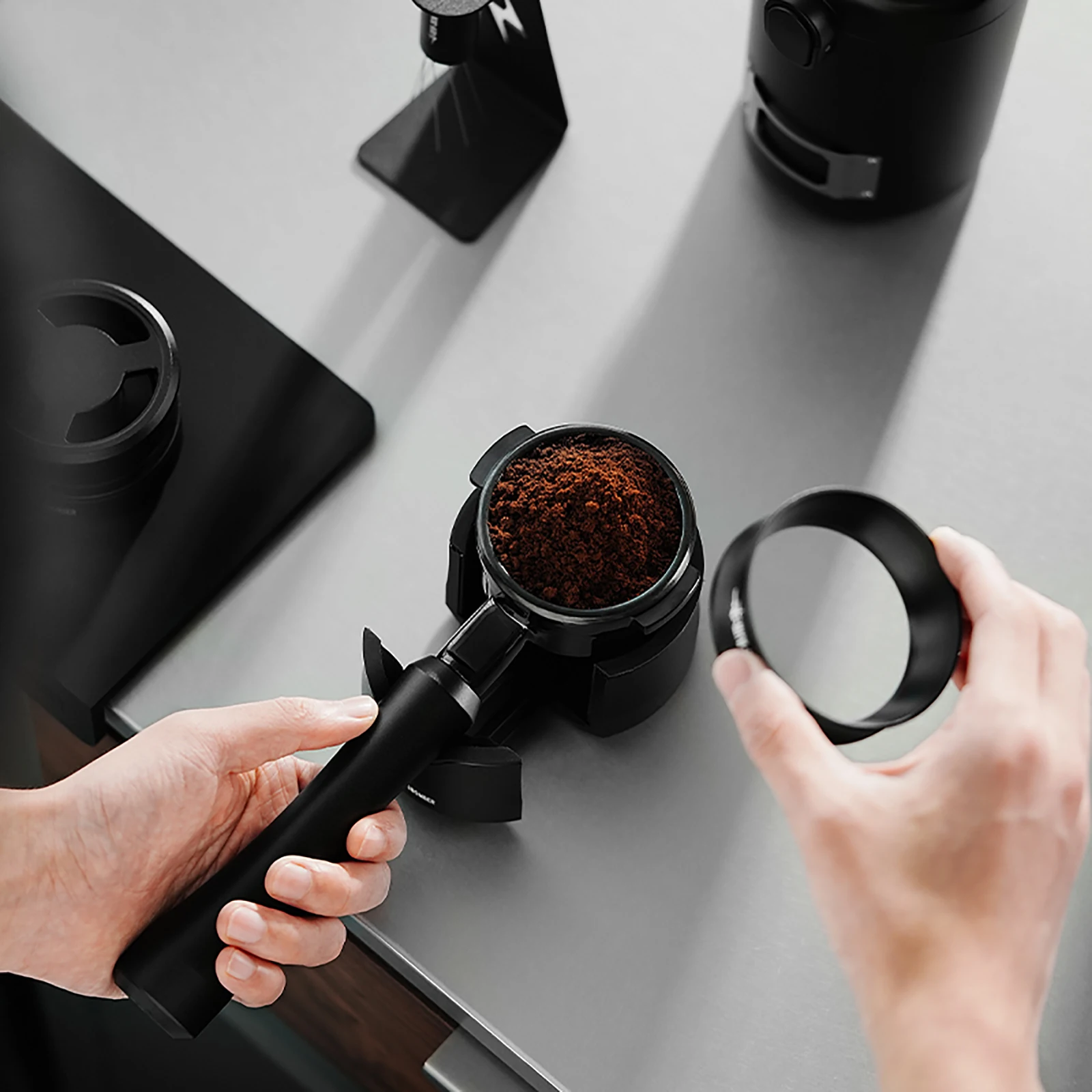 Бездонный портафильтр mhw-3bomber 58 мм для lamarzocco/breville/delonghi - Фотография_4