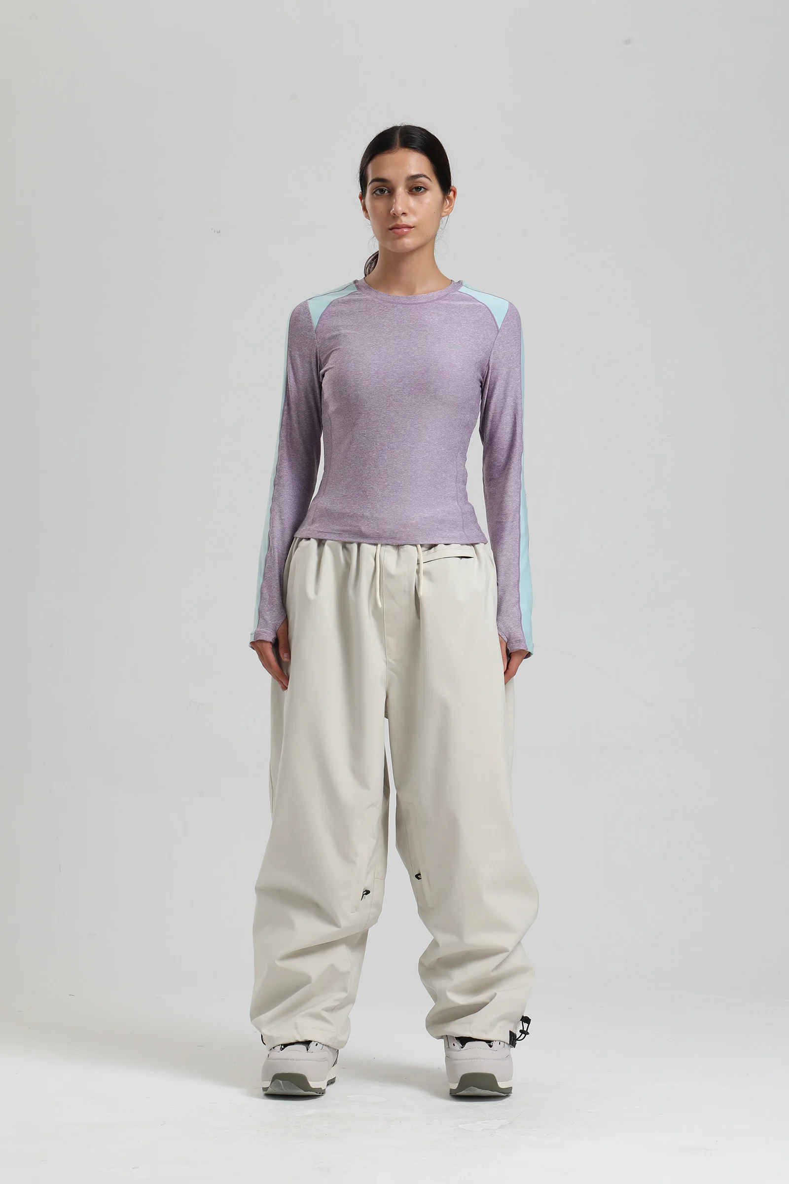 Унисекс свободные лыжные брюки-карго - Фотография_5