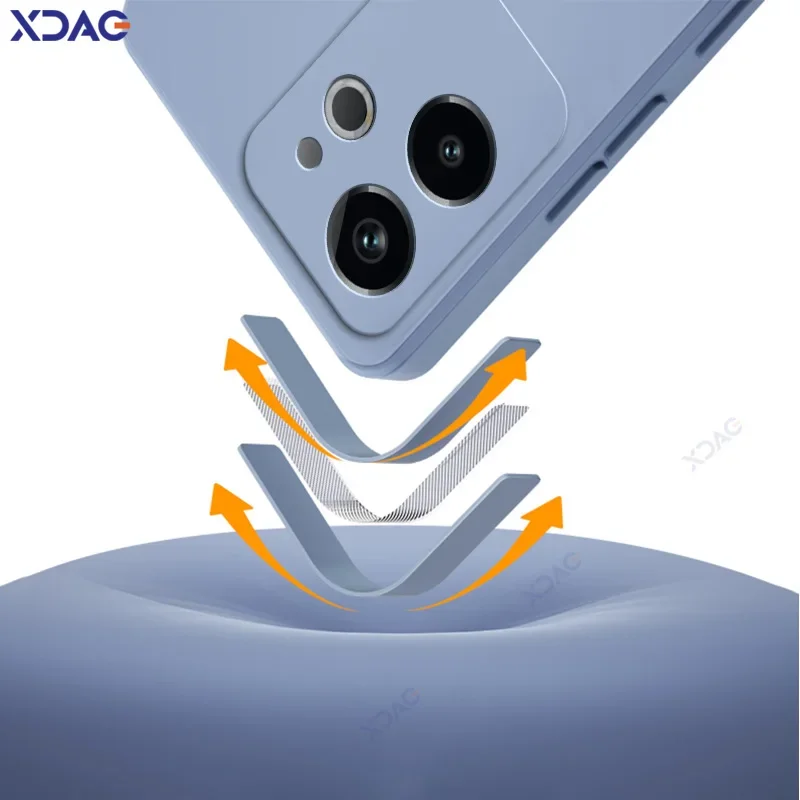 Роскошный двухслойный чехол для мобильного телефона realme gt6 gt 6 - Фотография_3