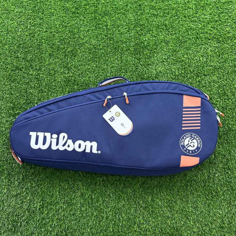 Теннисная сумка wilson roland garros с дизайном tour team 3