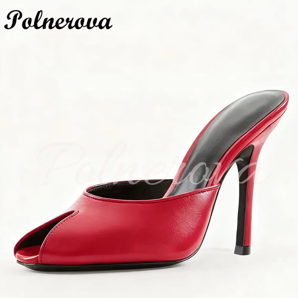 Элегантные шлепанцы на шпильке - Фотография_6