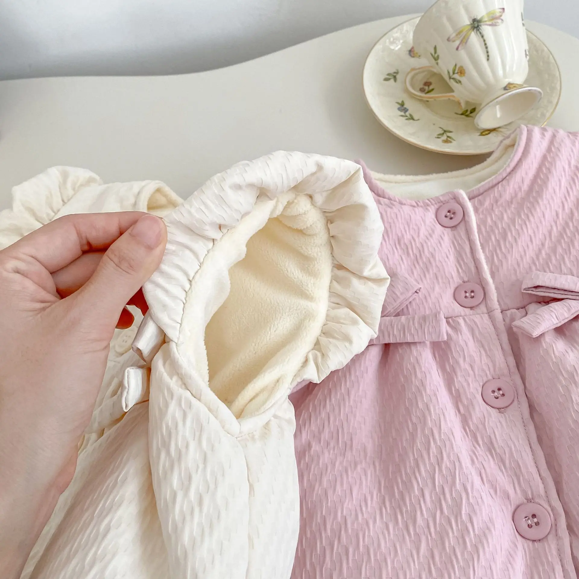 Зимний новый детский теплый жилет без рукавов - Фотография_4