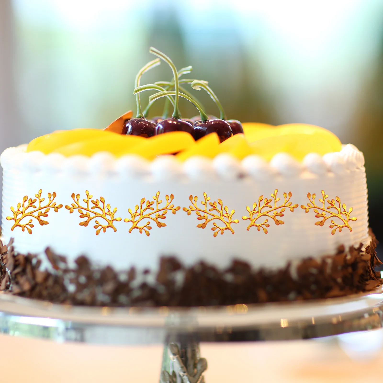 Силиконовая форма для помадки в виде листьев