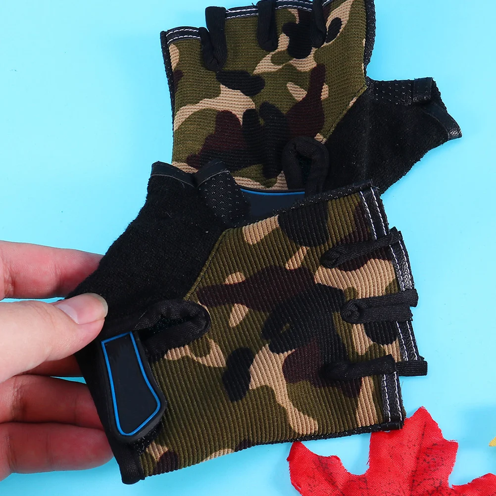 1 пара детских велосипедных перчаток с половиной пальца - Фотография_4