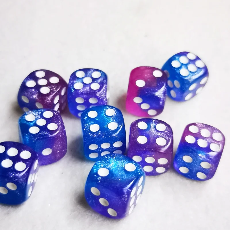 1,2 см d6 набор кубиков maths dice 10 шт - Фотография_3