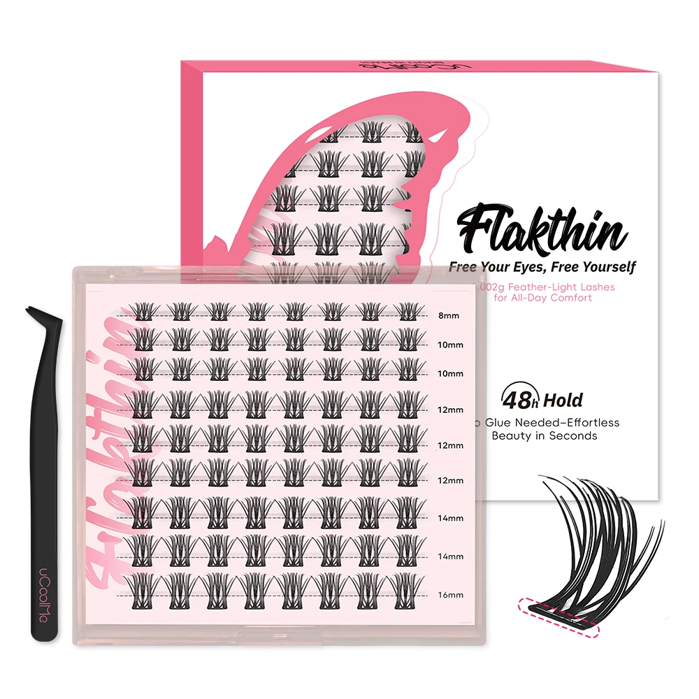 Ucoolme бесклеевые ресницы flakthin - Фотография_6