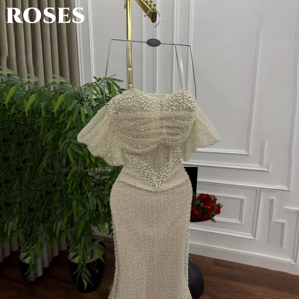 Роскошное платье для выпускного вечера roses с жемчугом - Фотография_6