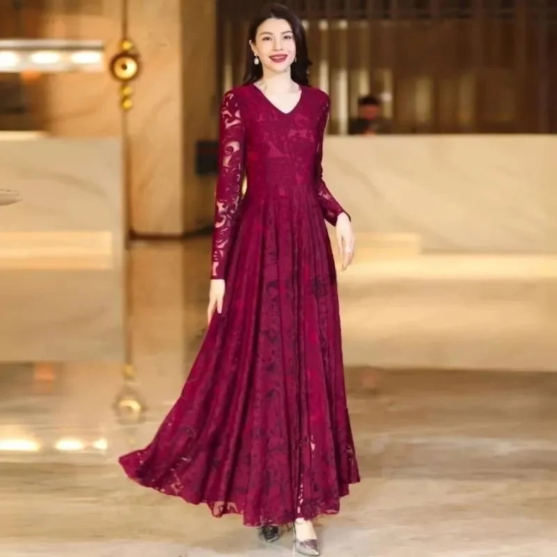 Модное женское плиссированное платье - Фотография_2