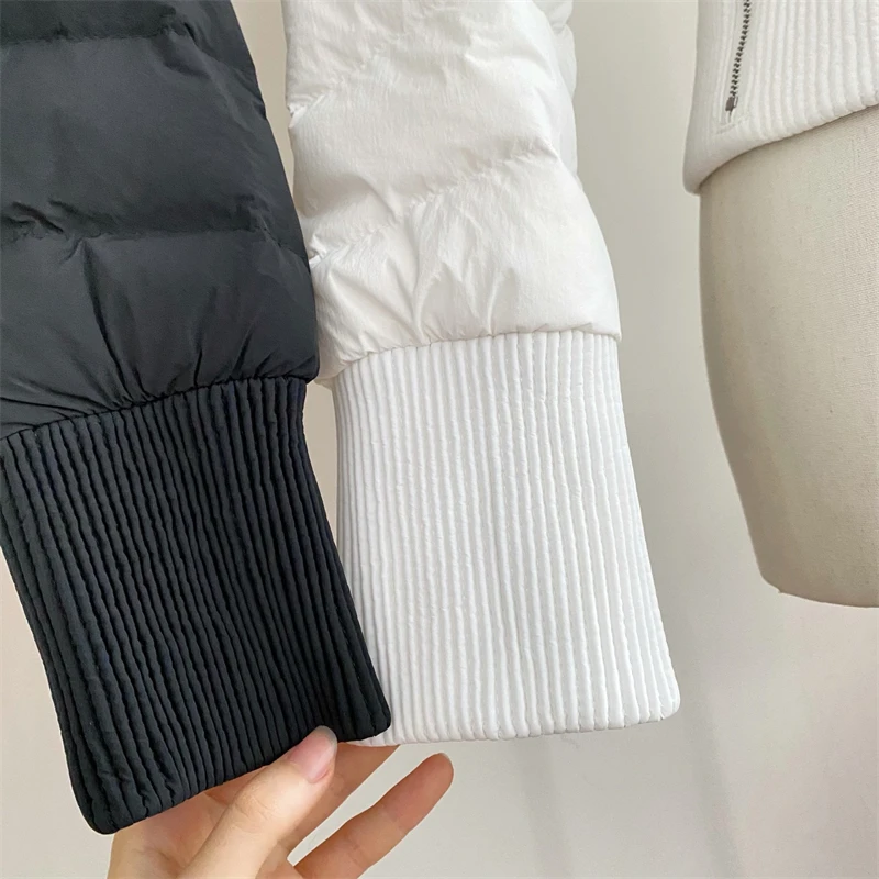 Зимняя женская короткая куртка из натурального лисьего меха - Фотография_5