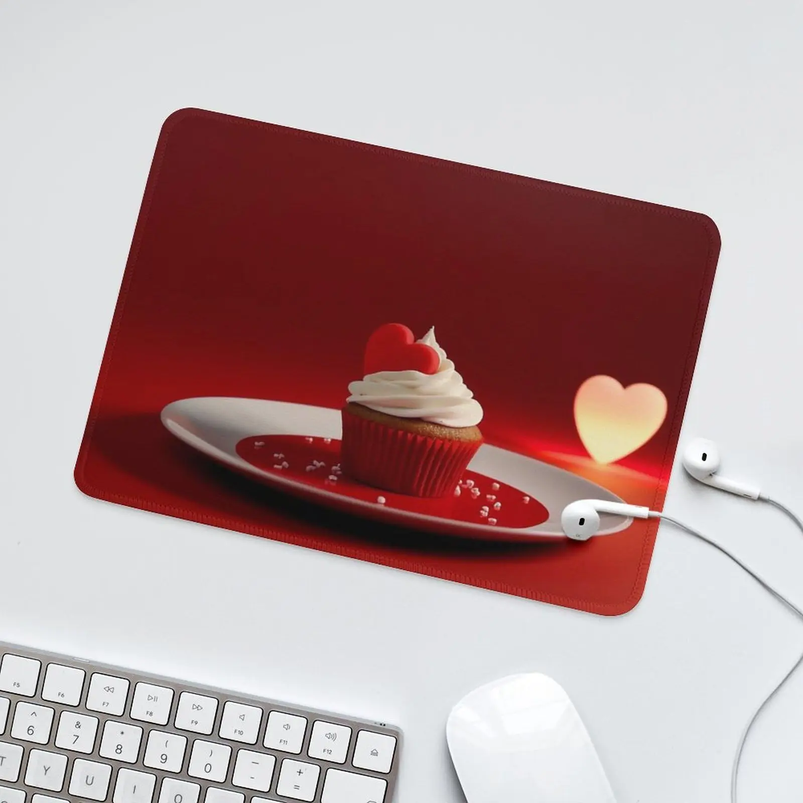 Кексы «с днем святого валентина» с красными сердечками - Фотография_4