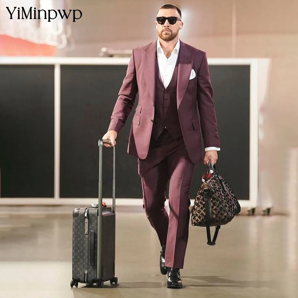 Yiminpwp красный мужской костюм