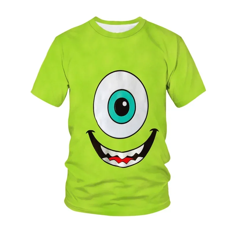 Летняя мужская футболка с 3d принтом disney monsters inc