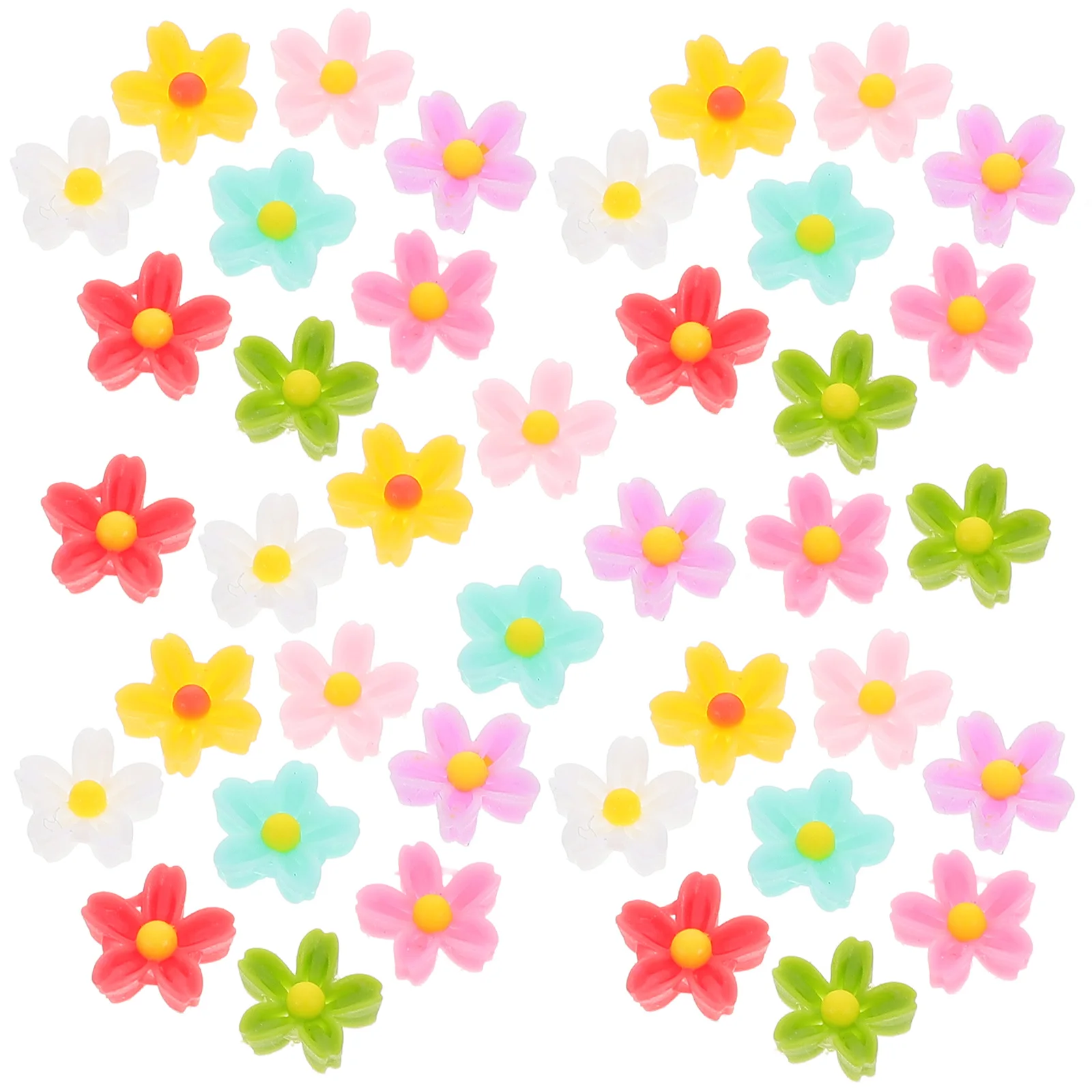 Аксессуары из смолы с пятью лепестками цветов - Фотография_6