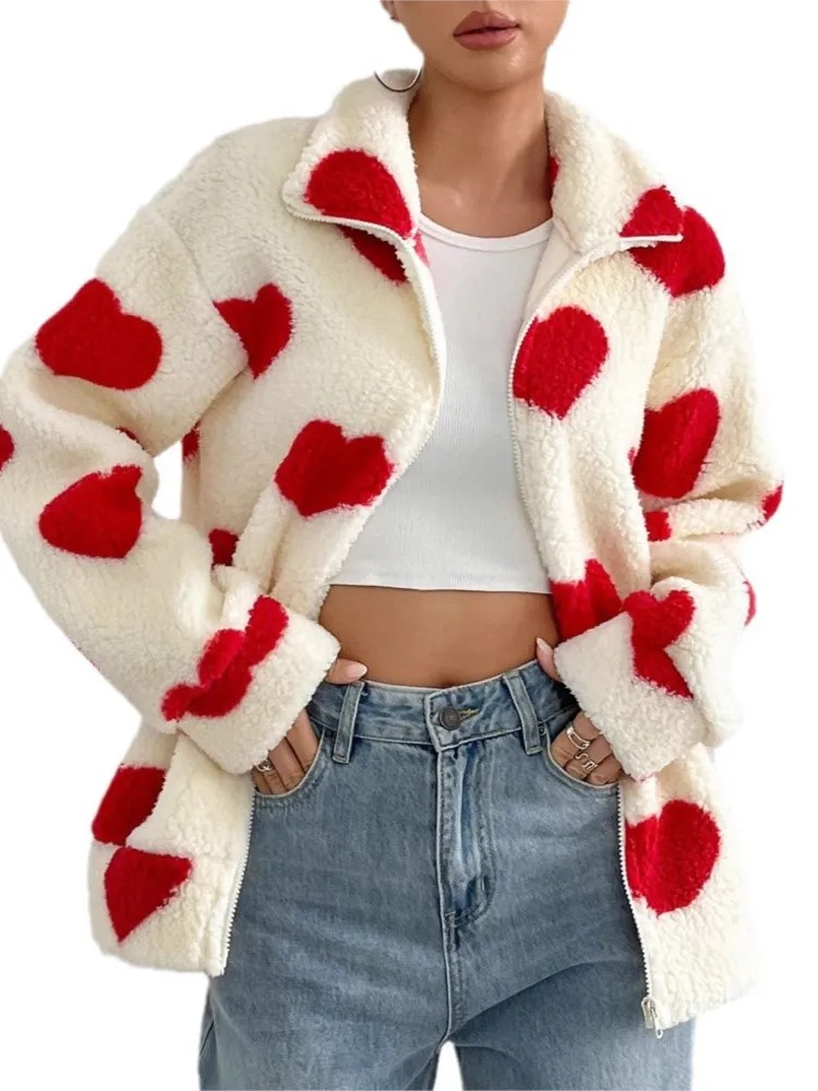 Женская зимняя теплая плюшевая куртка - Фотография_6