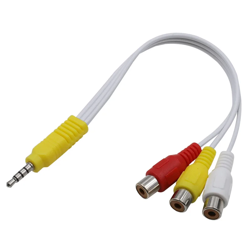 3,5 мм к jack 3, кабель rca, видеокомпонент, - Фотография_4
