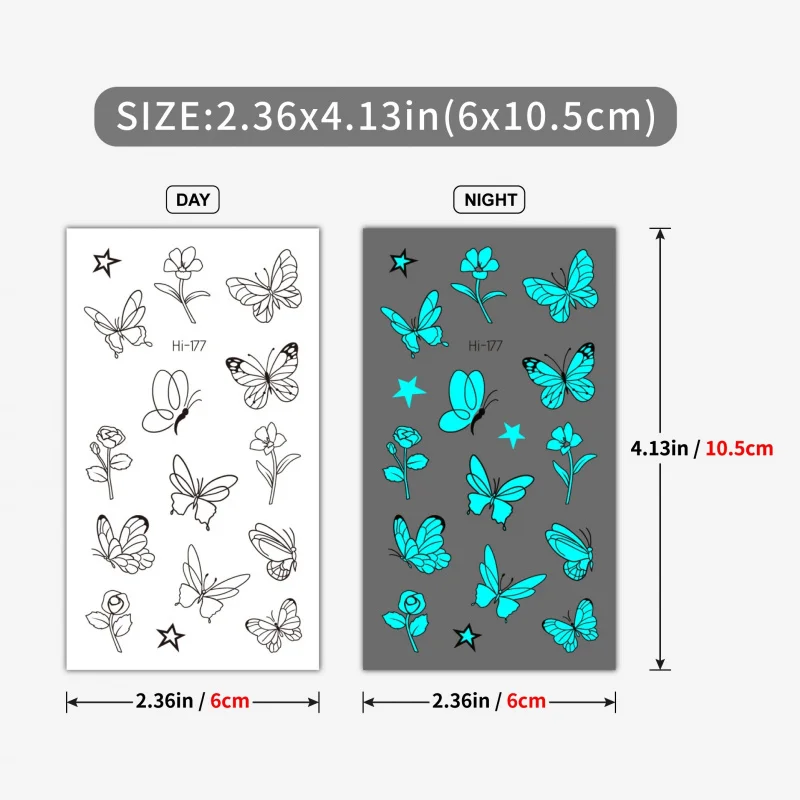 6 временных тату-наклеек - Фотография_6