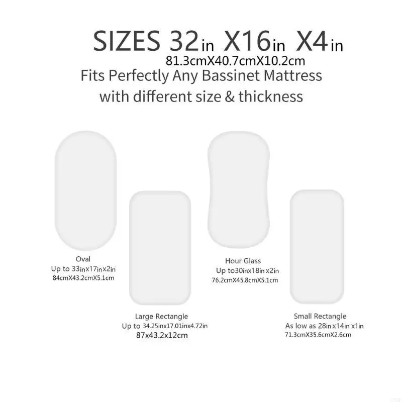 C5af fitted bassinet steepted cottlet