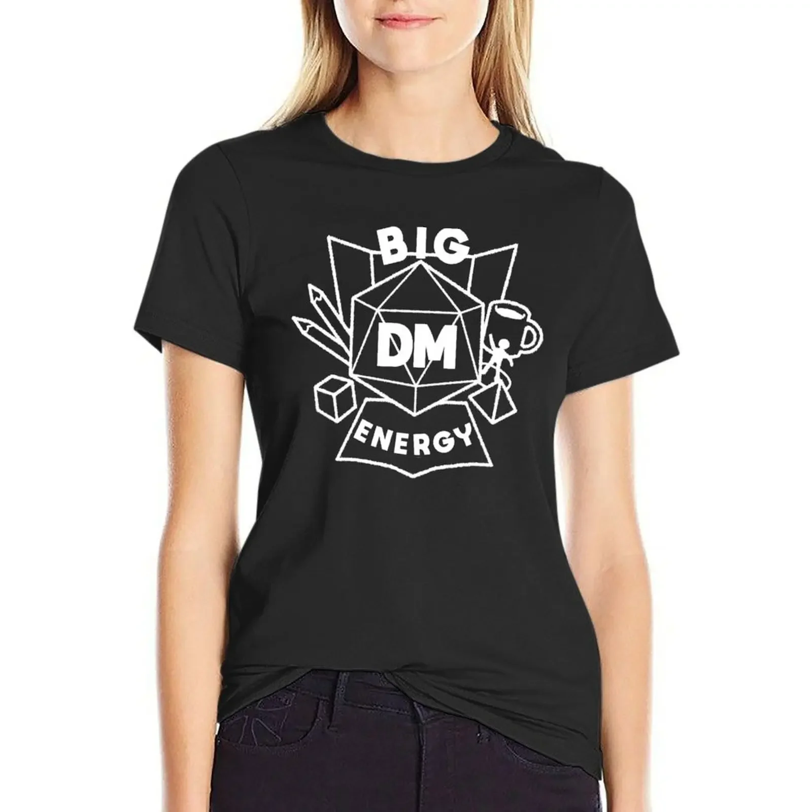 Big dm energy - белая футболка
